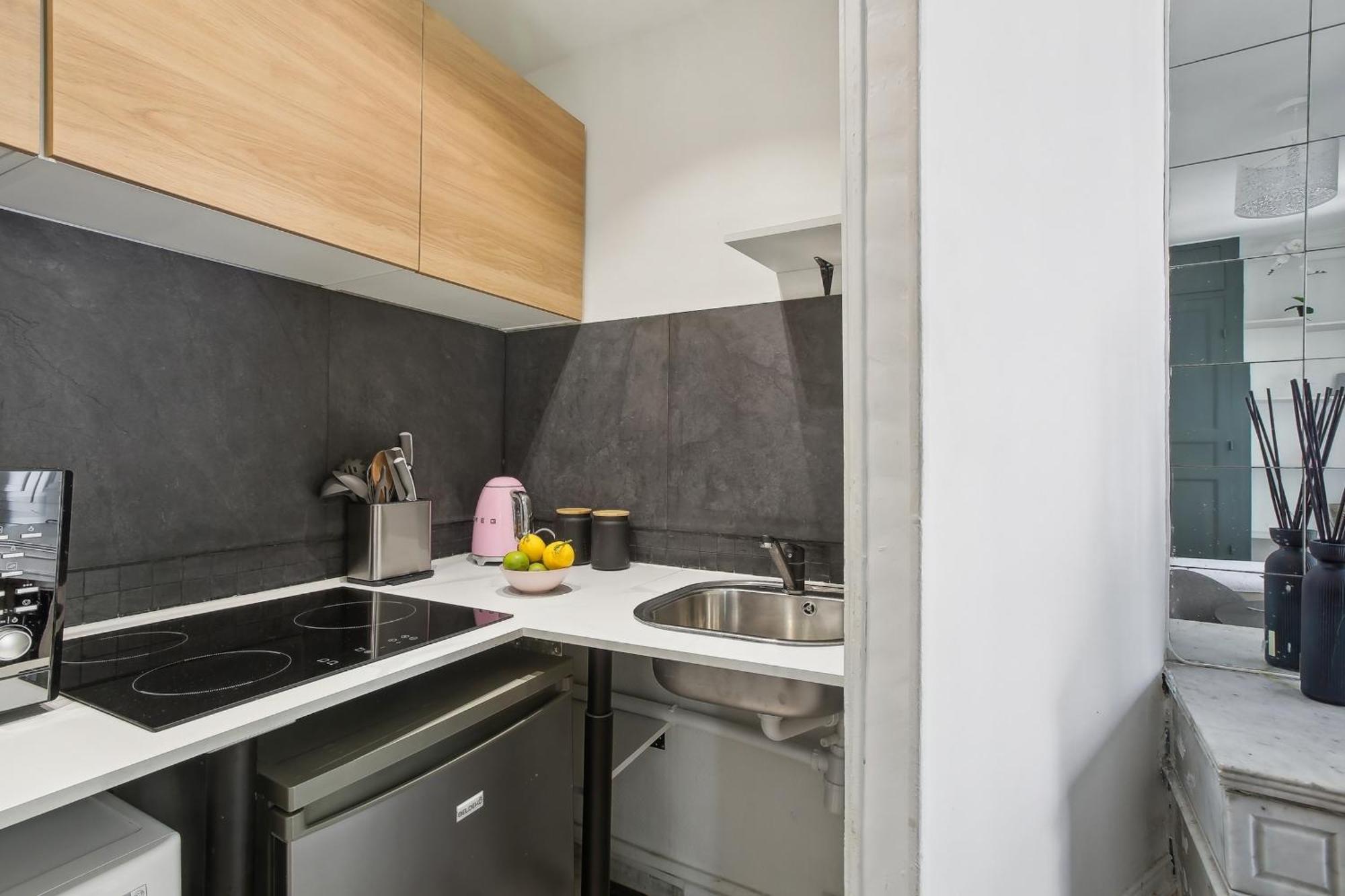 Apartament Le Marais 1Br Cozy Paryż Zewnętrze zdjęcie
