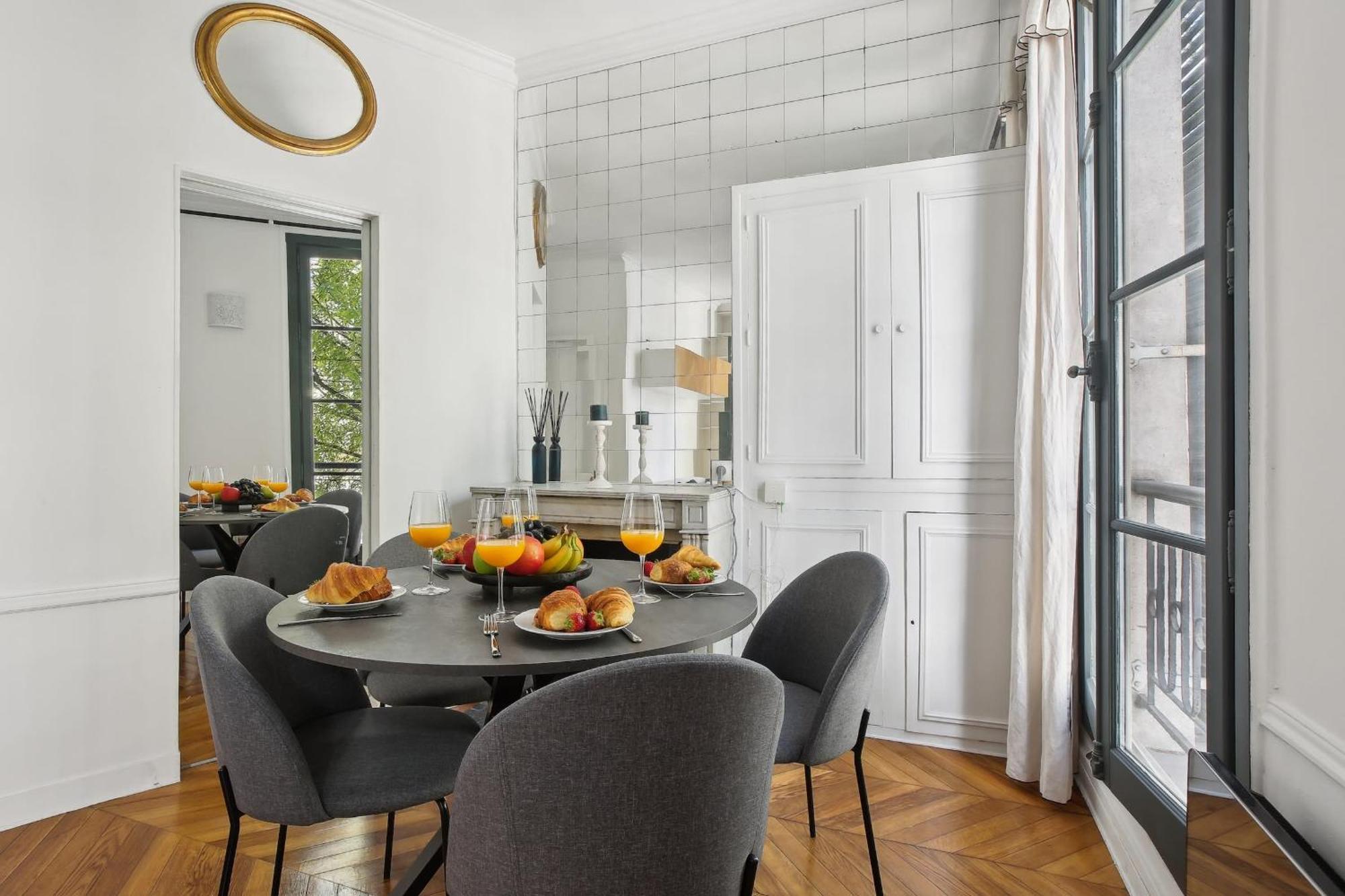 Apartament Le Marais 1Br Cozy Paryż Zewnętrze zdjęcie