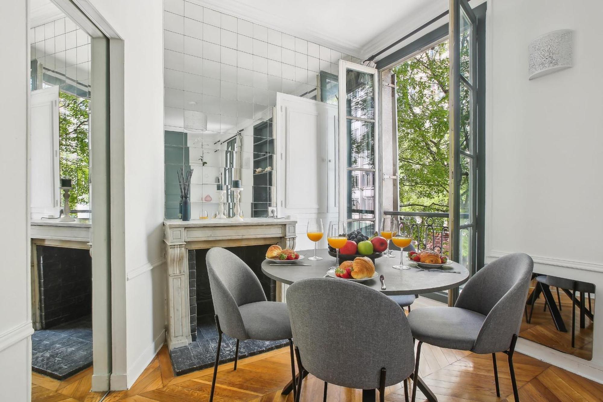 Apartament Le Marais 1Br Cozy Paryż Zewnętrze zdjęcie