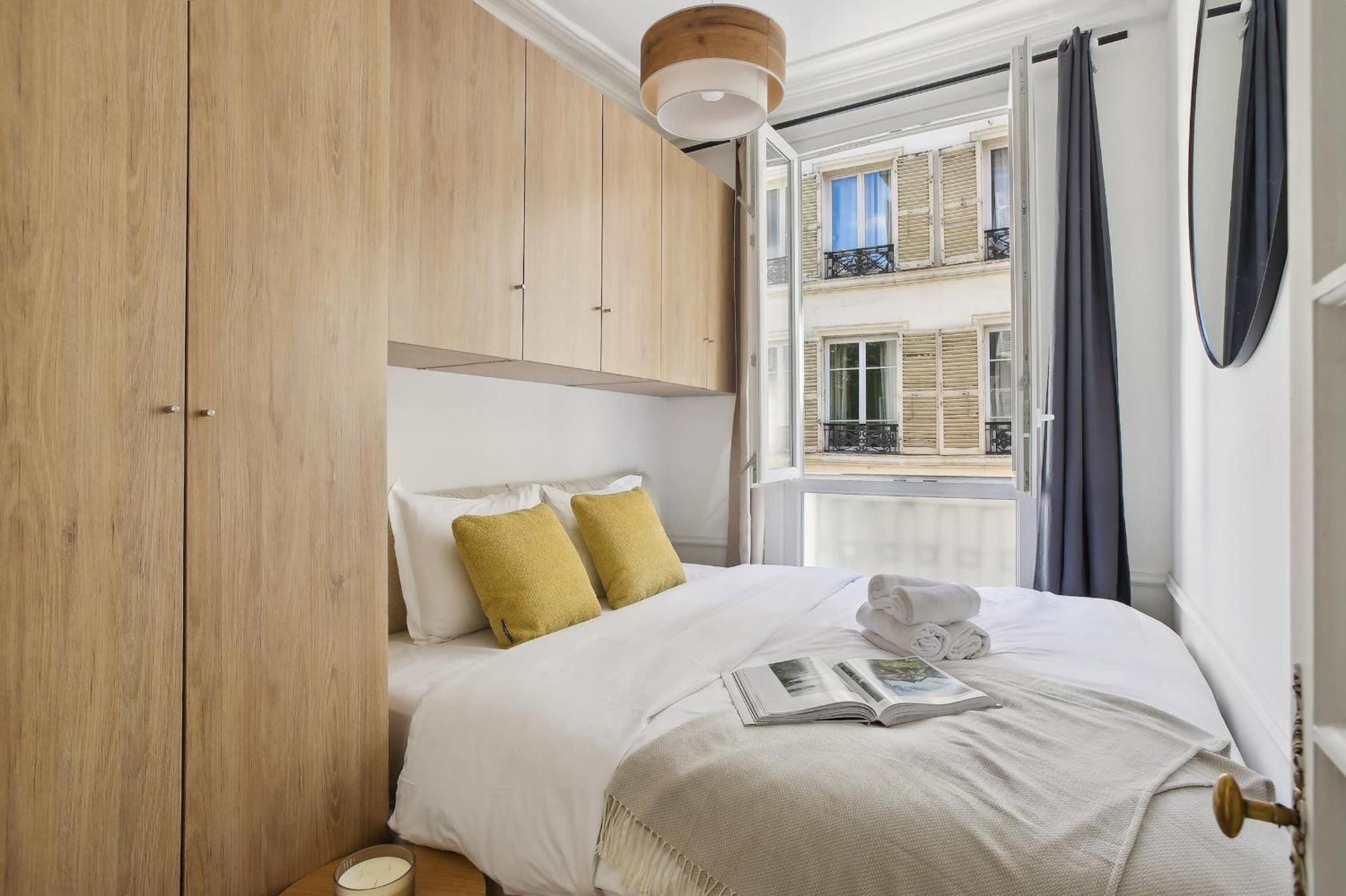 Apartament Le Marais 1Br Cozy Paryż Zewnętrze zdjęcie